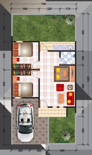Layout Rumah